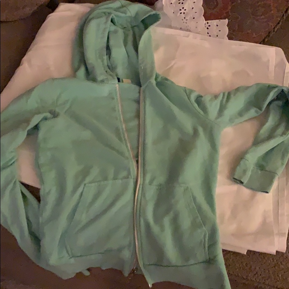 Mint blue Plain jacket